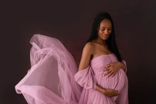 Dusty Pink Floaty Dress