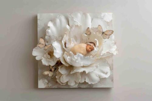 Flower with Peach