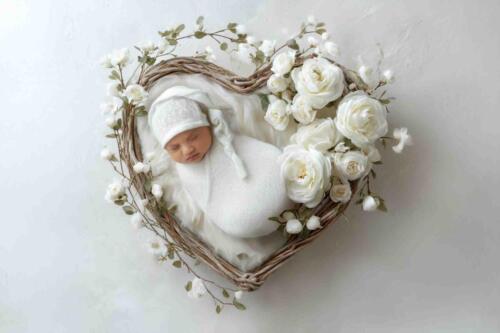 White Rose Heart